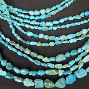 Vibrant Turquoise Gemstone Necklace